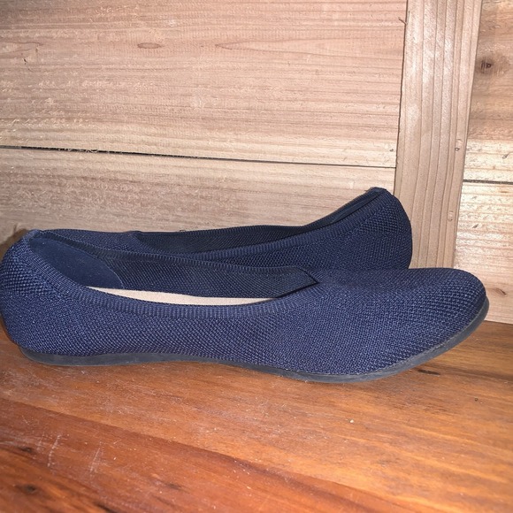 Jellypop Memory Foam Comfort Flats Blue Slip-On Shoes Women's Size 9.5M EUC - Picture 5 of 8